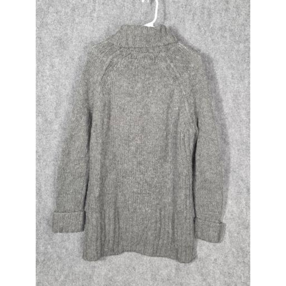 Ruby Moons Gray Knit Turtleneck Sweater Cozy Long… - image 2